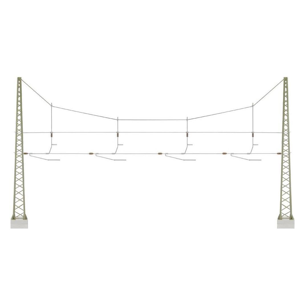 Viessmann H0 Quertragwerk Universell 416 (Spur H0) (4163)