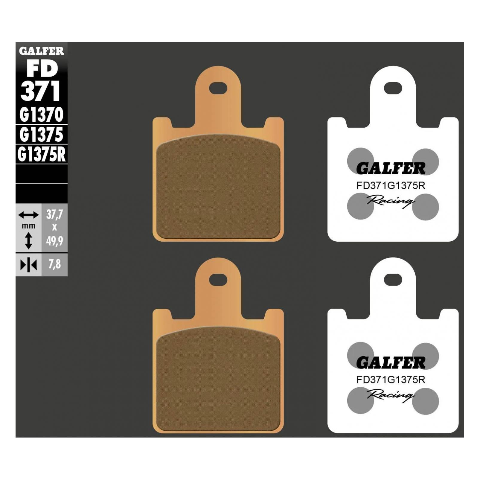 Galfer Bike BREMSBELAG GALFER SINTER FD371 G1375R (Sintermetall) (FD371-G1375R)