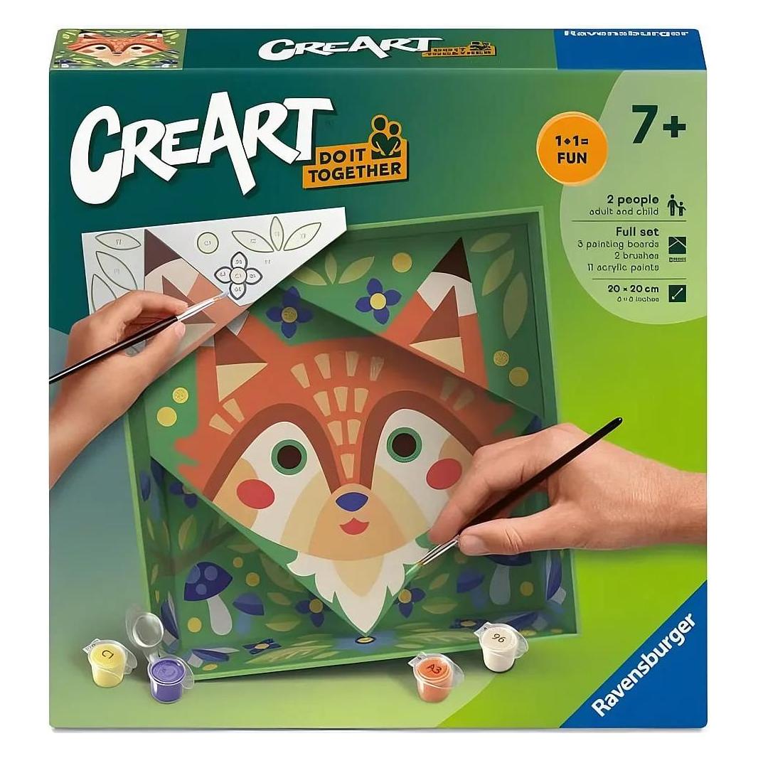 Ravensburger CreArt Do it together - Malen nach Zahlen - Fuchs (12023152)