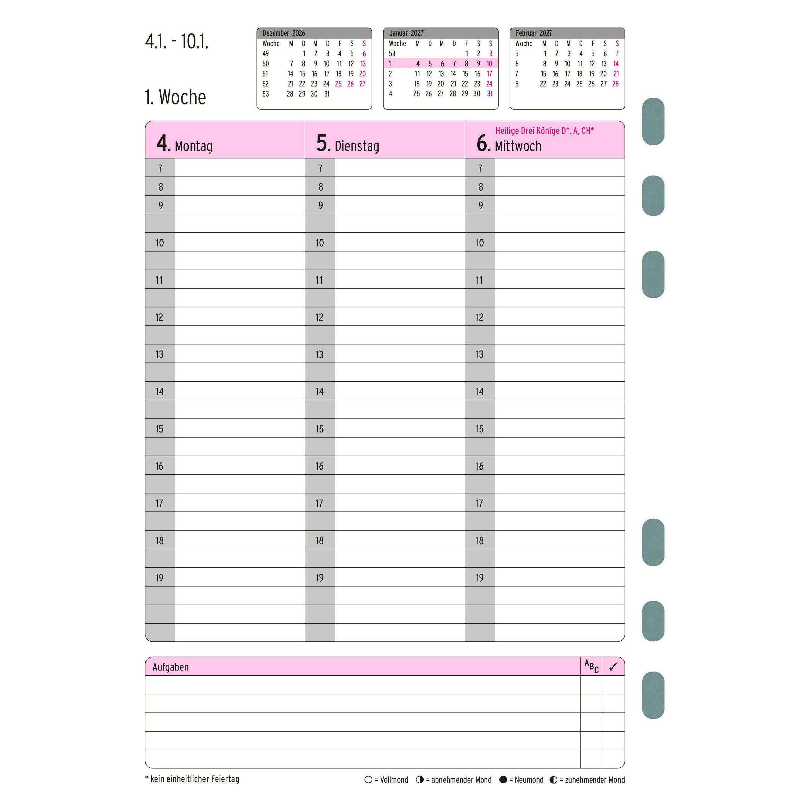 Chronoplan Wochenplan (A5) (50237)