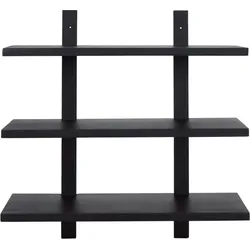 Set Wandregal schwarz