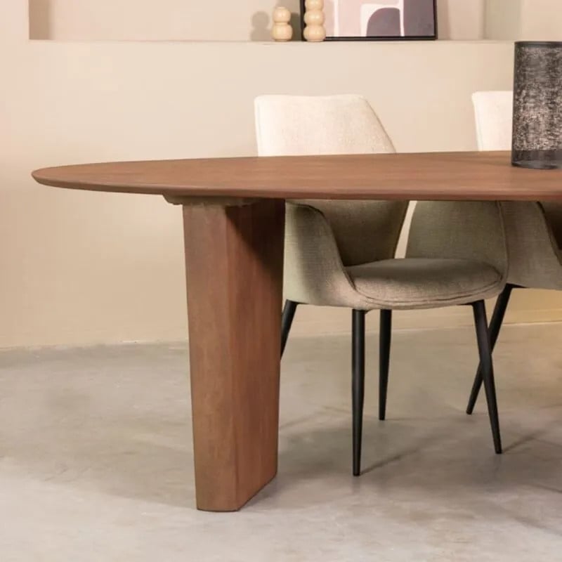 Label51 Eetkamertafel Wow - Nature Smooth - Mangohout - 300 cm
