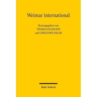 Weimar international, Taschenbuch von , Mohr Siebeck, 978-3-16-158877-8