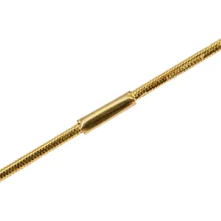 100 SPRINTIS Gummizugschnur, gold, 100 Stück, 410 mm, elastische Kordel mit Metallsplint, für DIN A5 Hochformat & DIN A4 Querformat, Kunststoff, Kautschuk