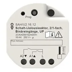 Busch-Jaeger Jalousieaktor KNX Unterputz 2-fach 16A SAH/U2.16.12 1Eing Schalten