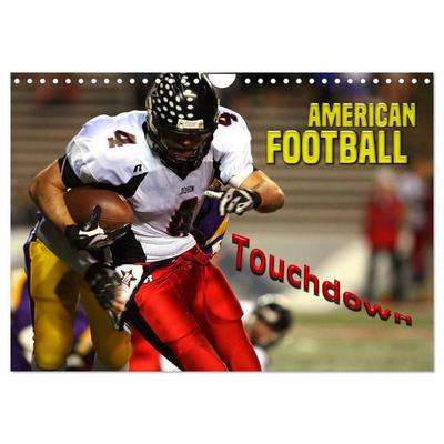 American Football - Touchdown (Wandkalender 2027 DIN A4 quer), CALVENDO Monatskalender
