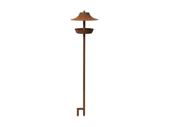 Ferm Living Mangeoire pour oiseaux Cortivo Rouille, Ø25x100 cm