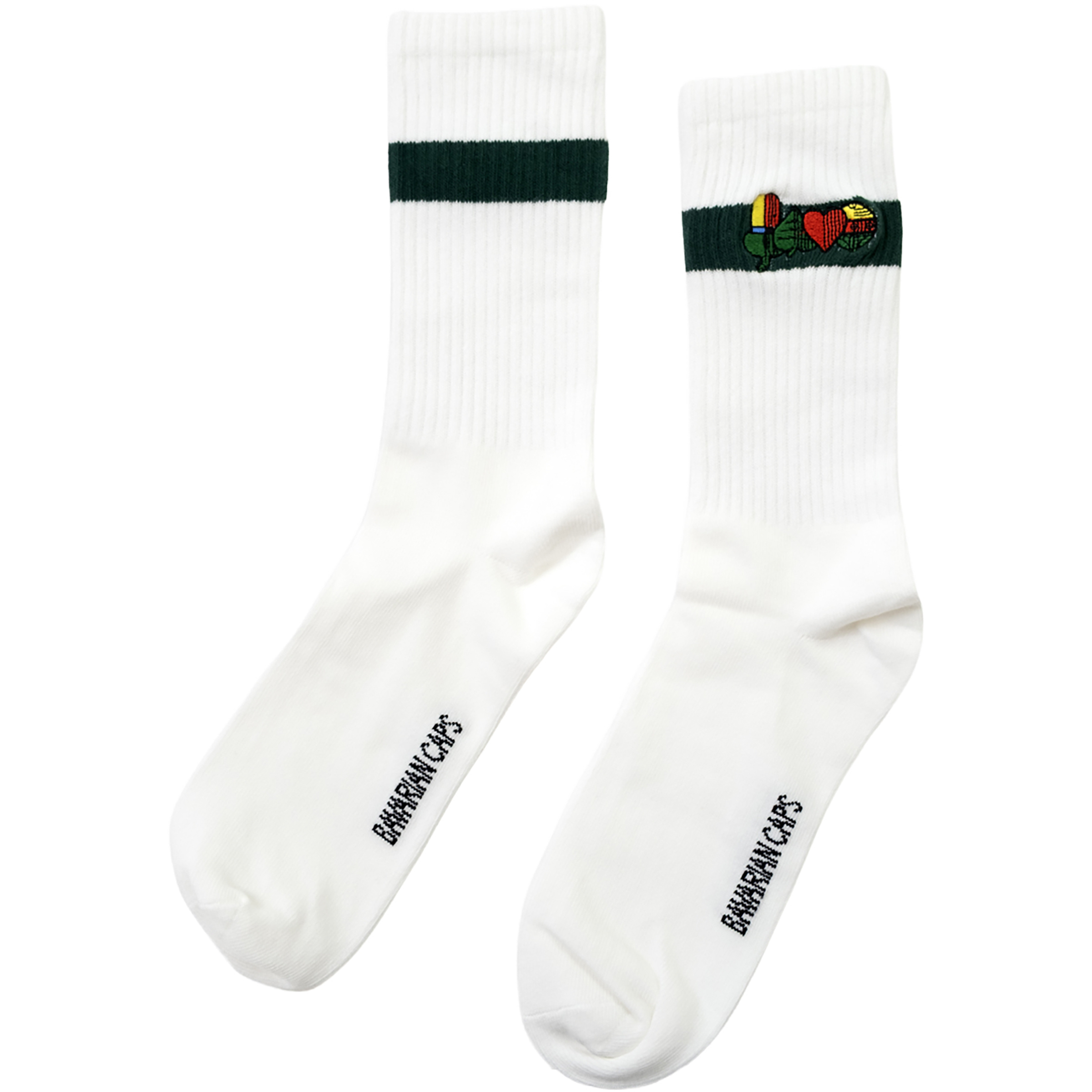 Bavarian Caps Schafkopf Freizeitsocken weiss Größe 41 Lifestyle