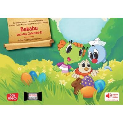 Bakabu auf der Suche nach dem Osterlied-Ei. Kamishibai Bildkartenset, Set von Ferdinand Auhser, Don Bosco