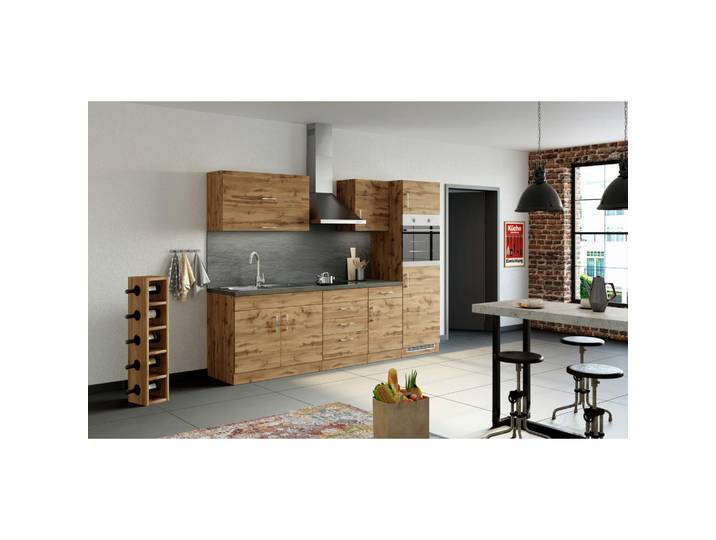 Held Küchenleerblock, Eiche, nur wie online abgebildet bestellbar, 270x200x60 cm, in den Filialen individuell planbar, Küchen, Küchenzeilen & Küchenblöcke, Küchenzeilen ohne Geräte