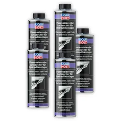5x Lecksucher LIQUI MOLY 3404 Fluoreszierender Lecksucher Hydraulikanlagen 500ml