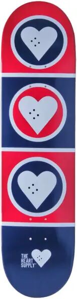 Skateboard Deck Heart Supply Squad (8" - Rot)