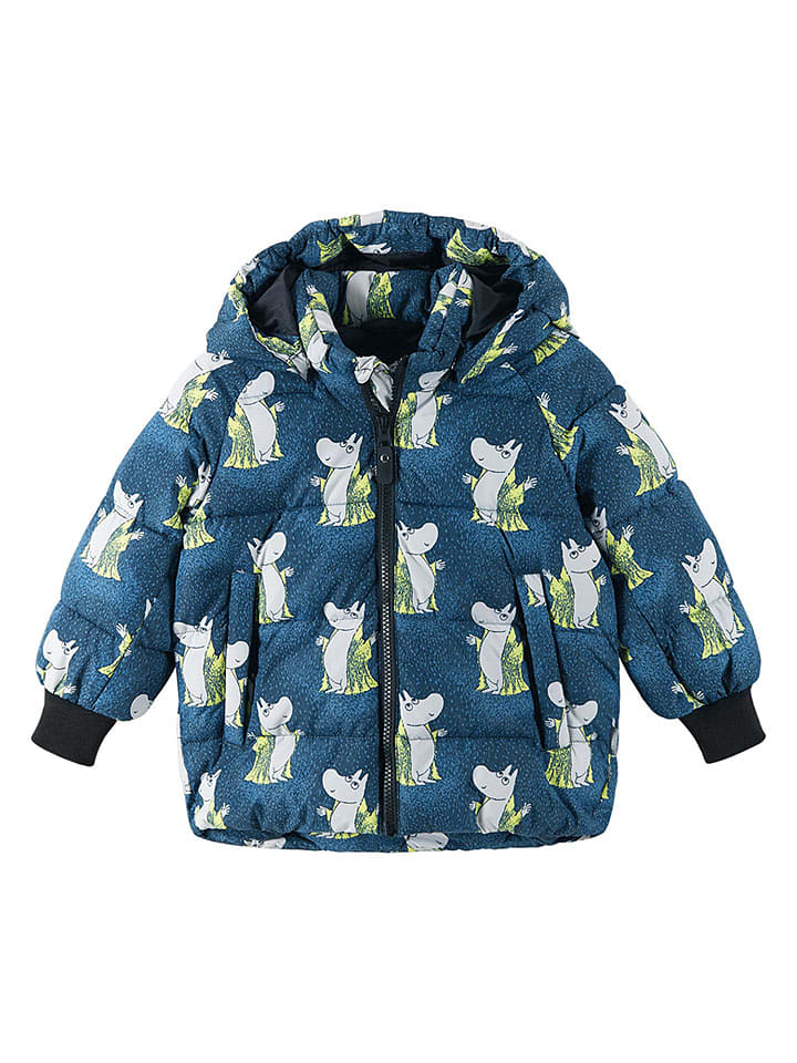 Reima Winterjacke "Moomin Lykta" in Blau - 80