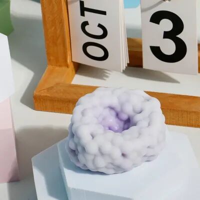 JoyToys Calm Grip Stress Relief Ball Soft Slow Rising Squishy Squishy Fidget Toy For Kids & Adults 6cm Purple