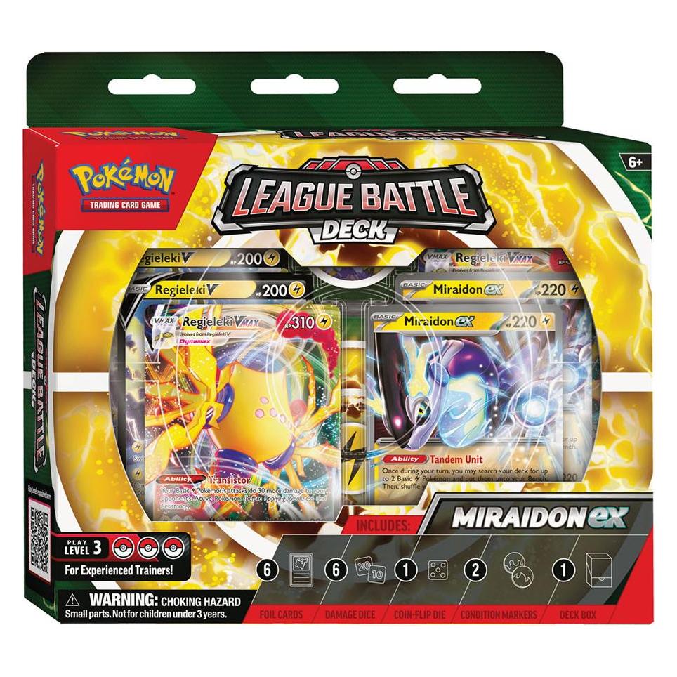 Pokémon JCC : Deck Combat de Ligue Miraidon-ex (Englisch, Deck) (POK85313)