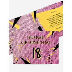 Einladungen Geburtstag selbst gestalten mit Spruch und Fotos im Onlinedesigner bei Meine-Kartenmanufaktur.de