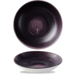 Churchill Stonecast Patina Deep Purple Teller Tief Coup 18.2cm
