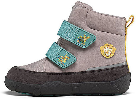 AFFENZAHN Kinder Winterstiefel VEGAN COMFY Nashorn grau   25 25