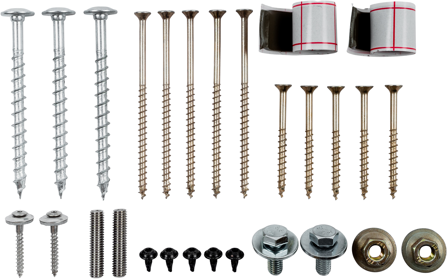 Kit de matériel de fixation Wolf 2485196 avec ruban butyle