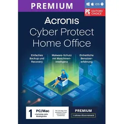 Acronis Cyber Protect Home Office Premium, 1/3/5 Geräte - 1 Jahr + 1 TB Cloud-Speicher