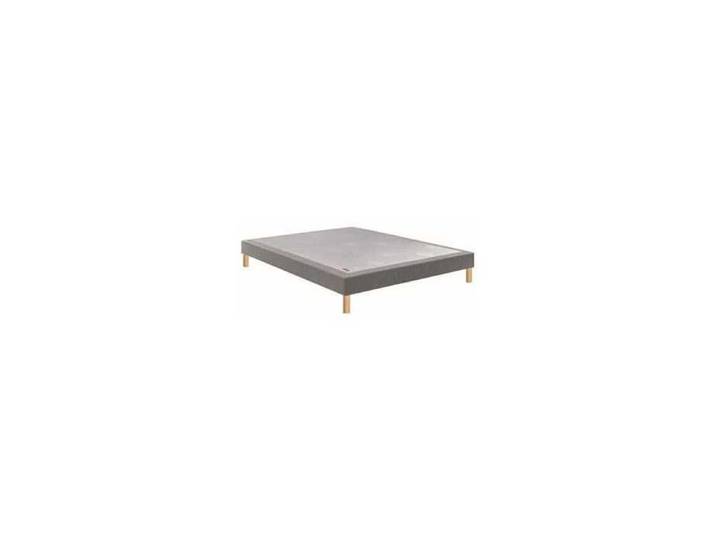 Sommier tapissier Epeda Noyer 2 places 80x190 confort ferme
