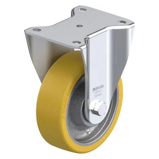 Blickle BH-GTH 150K, Roller, 2000 kg, Hellbraun, Stahl, Deutschland, 1 Stück(e), 197 mm (267096)