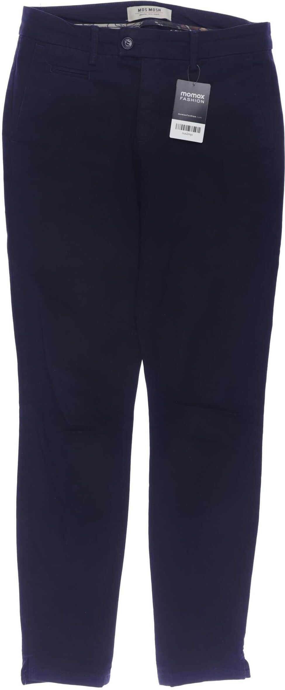 Mos Mosh Damen Stoffhose, Marineblau, Gr. W26, Baumwolle / Elasthan - Second Hand