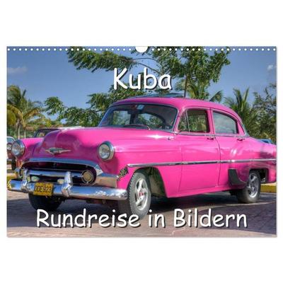 Kuba - Rundreise in Bildern (Wandkalender 2026 DIN A3 quer), CALVENDO Monatskalender