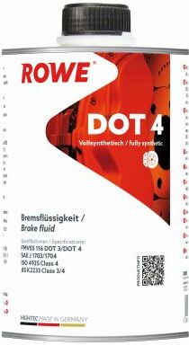 Rowe Bremsflüssigkeit Hightec Dot 4 [1 L] 25109001099 1l