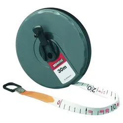 Rollbandmaß mit Haken, 30 m, Bandbreite 13mm