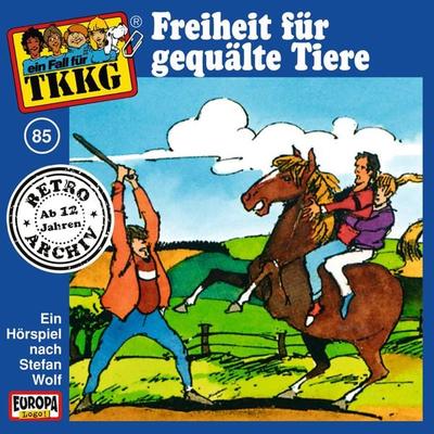 TKKG - Folge 85: Freiheit für gequälte Tiere - H.G. Francis,Stefan Wolf, Audio, 4064066629199