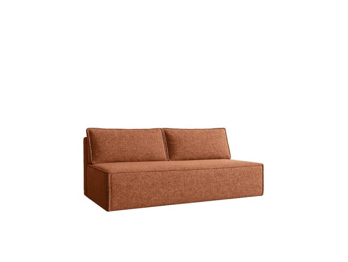 Kaiser Möbel Schlafsofa Mit Bettkasten DUO Stoff Verita Kupfer, Kupferfarben, Kunststoff, Füllung: Komfortschaum,Komfortschaum, Rechteckig, 198x89x90 cm, Babymöbel & Kindermöbel, Kinderzimmer & Jugendzimmer, Schlafsofas