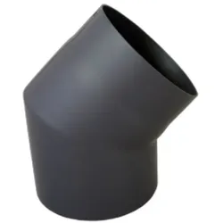 Bertrams Bogen 07SB45-180 45°, 2-tlg., Ø 180 x 2 mm, feststehend, ohne Tür, gussgrau