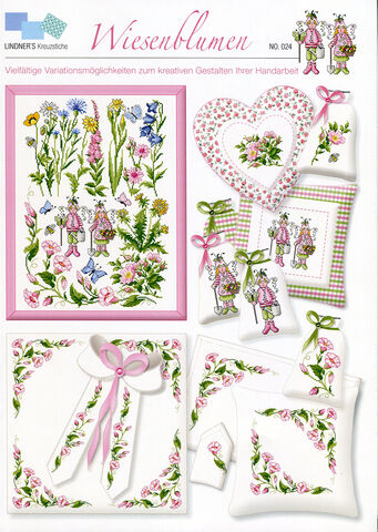 Stickvorlage "Wiesenblumen"