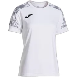 Joma, Damen, Sportshirt, Championship Kurzarm-T-Shirt (M), Weiss