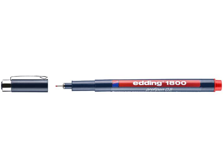 edding Profipen 1800 0,5mm rot