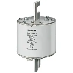 Siemens 3NC3342-1U SITOR-Sicherungseinsatz, mit geschlitzten Messerkontakten, NH3, In: 1100 A, aR 3NC33421U  - 3 Stück