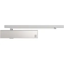 ECO, Türöffner + Türschliesser, TS 61 G GSB Türschliesser Grösse EN 2-5, 1 Flügel Mit Gleitschiene, silber