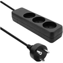 ProXtend, Steckdosenleiste, Danish Power Strip 3-way 15M IT Black (3x, 15 m)
