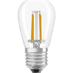 2x Osram, Leuchtmittel, LED Leuchtmittel LED Retrofit CLASSIC ST45 3.4W 827 Clear E27 Dimmbar Warm weiss 4099854465192 (E27, 470 lm, 1x)