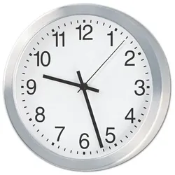 Peweta Uhren Funk-Wanduhr 51.190.305 Ø 30 cm grau, 30 cm