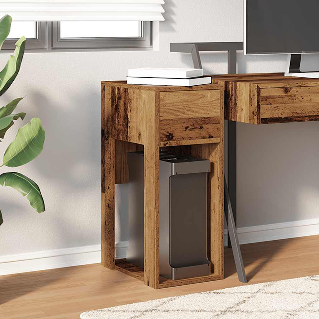 DEvidaxl 74 cm H Multimedia Storage Reclaimed Wood 74cm H X 30cm W X 44cm D