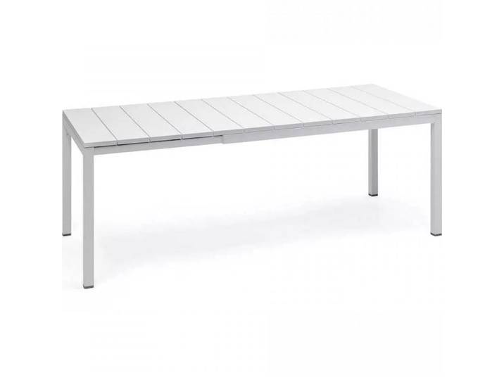 NARDI outdoor - Gartentisch verlängerbar Rio weiss 140, One Size