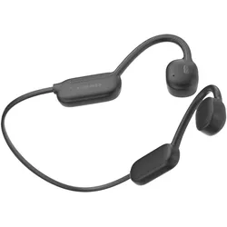 Head Bone Conduction Earphones - Black (11 h, Kabellos), Kopfhörer, Schwarz