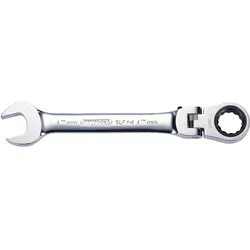 KS Tools GEARplus Gelenk-Ratschenringmaulschlüssel feststellbar - 503.4808