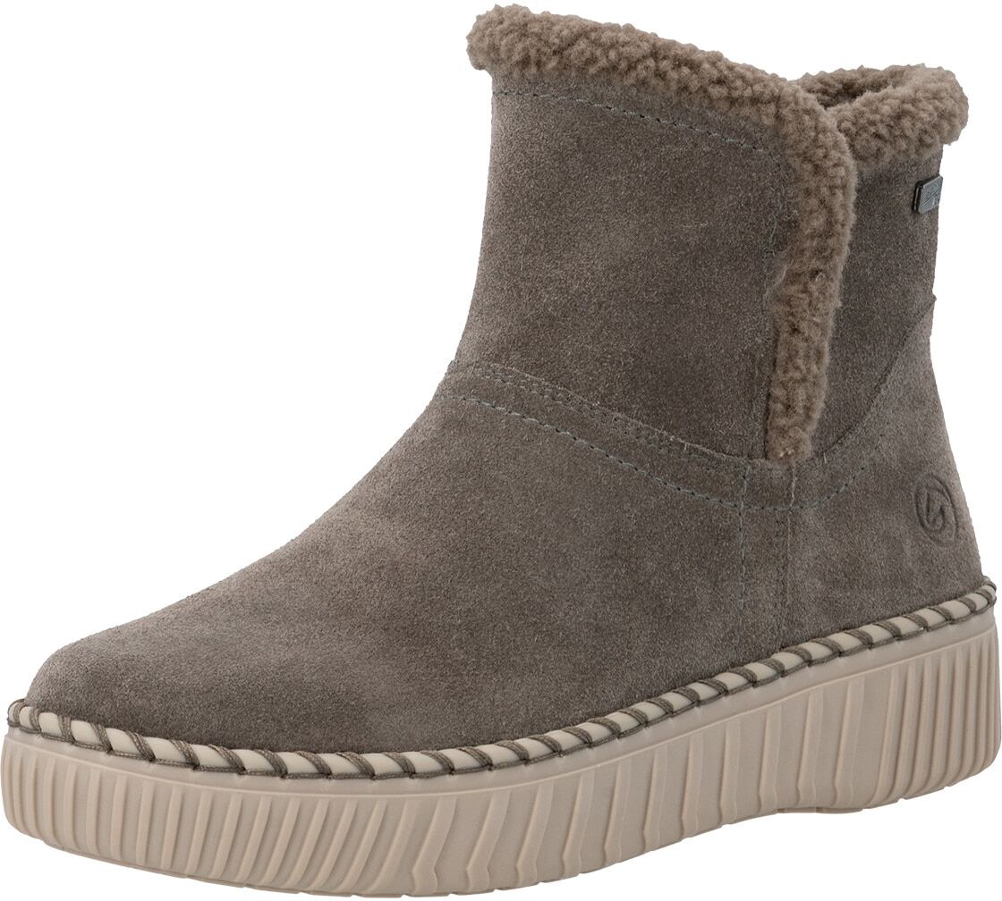 Winterboots REMONTE "Stiefelette" Gr. 37, grau, 37, Obermaterial: 100% Textilmaterial TEXMAT., Schuhe, Winterboots
