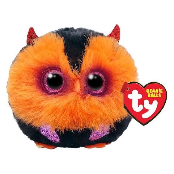 Ty Teeny Puffies Halloween Owl Orange 10cm (24442526)