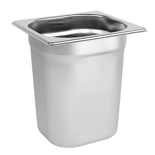Vogue K995 Gastronorm Pan 1/6 RVS Zilver
