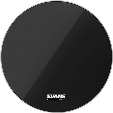 "Evans 22"" Resonant Head Black Noir"