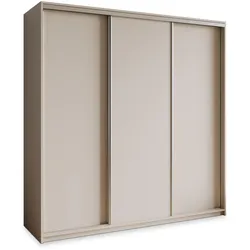 SCHWEBETÜRENSCHRANK NISSE 200/205/60 cm 3-türig Kaschmir